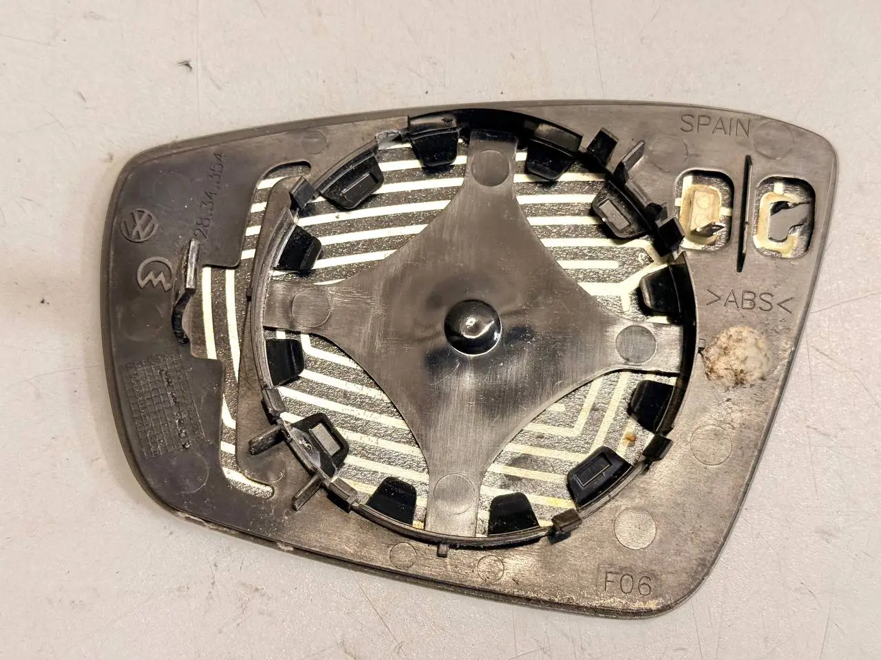 Spiegelglas rechts Außenspiegel V Polo V 6R VW Polo V 6R 1,2 TSI 2010 212834354