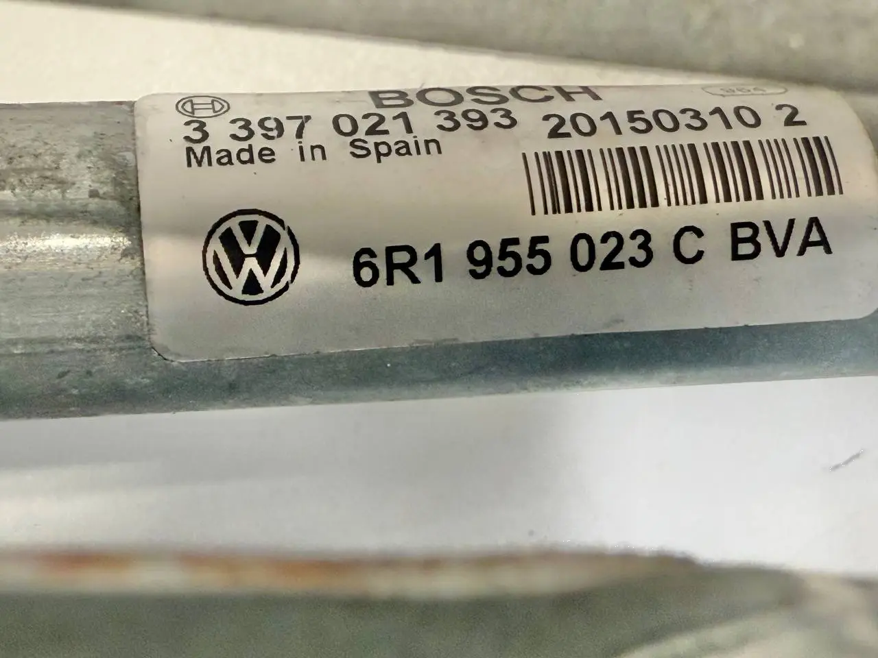 Wischergestänge vorne Wischermotor Set für VW Polo V 6C 1,2 TSI 2015 6R1955023C