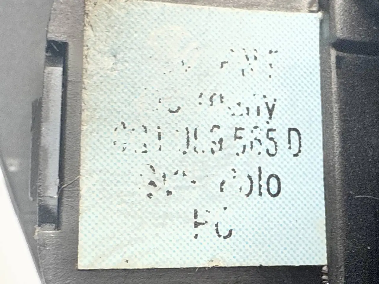 Schalter für elektrische Außenspiegel Polo V VW Polo 9N1 1,2L 2002 6Q1959565D