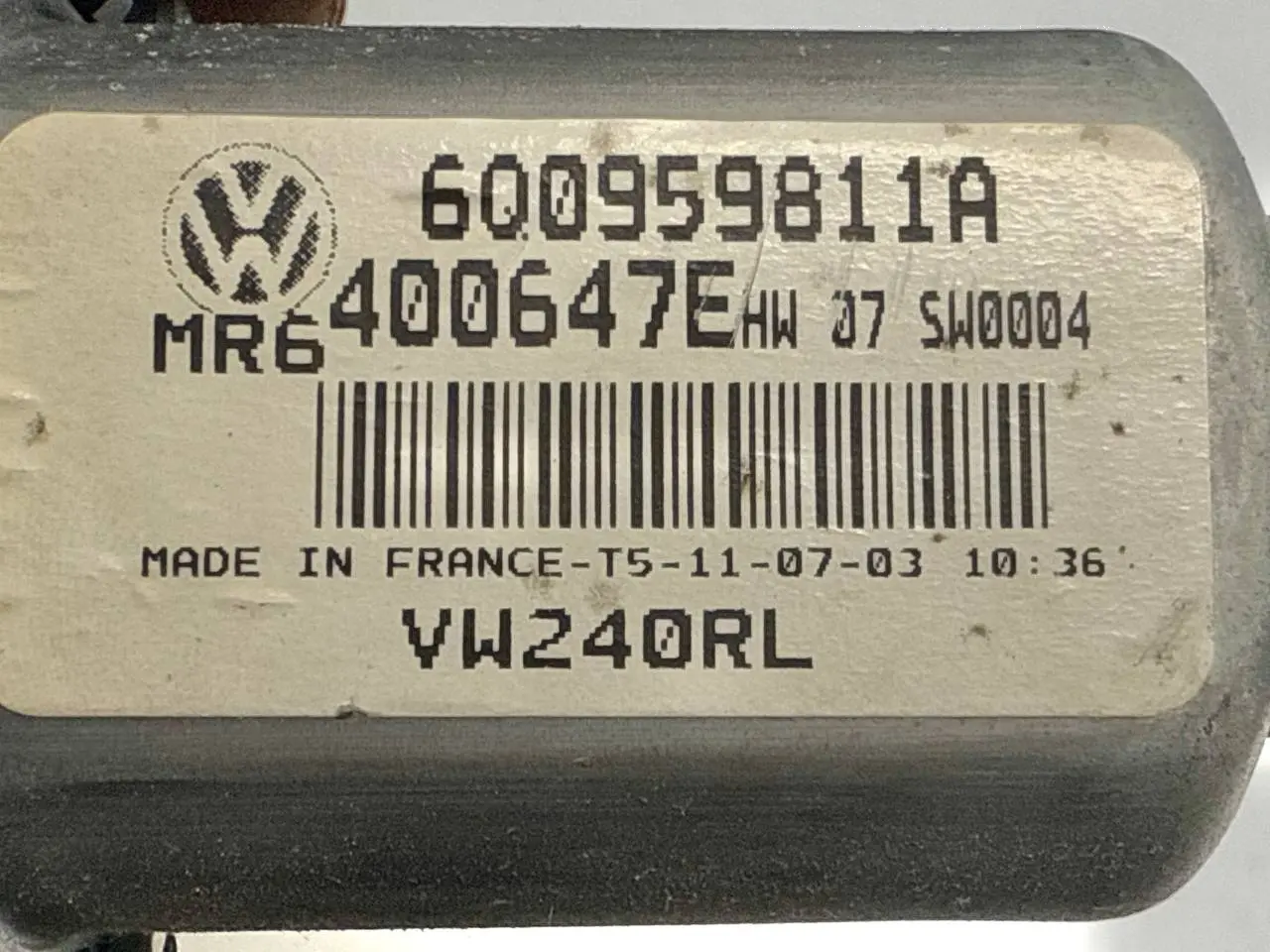 Fensterheberantrieb 9N Fabia Ibiza Hinten VW Polo 9N1 1,2L 2002 600959811A
