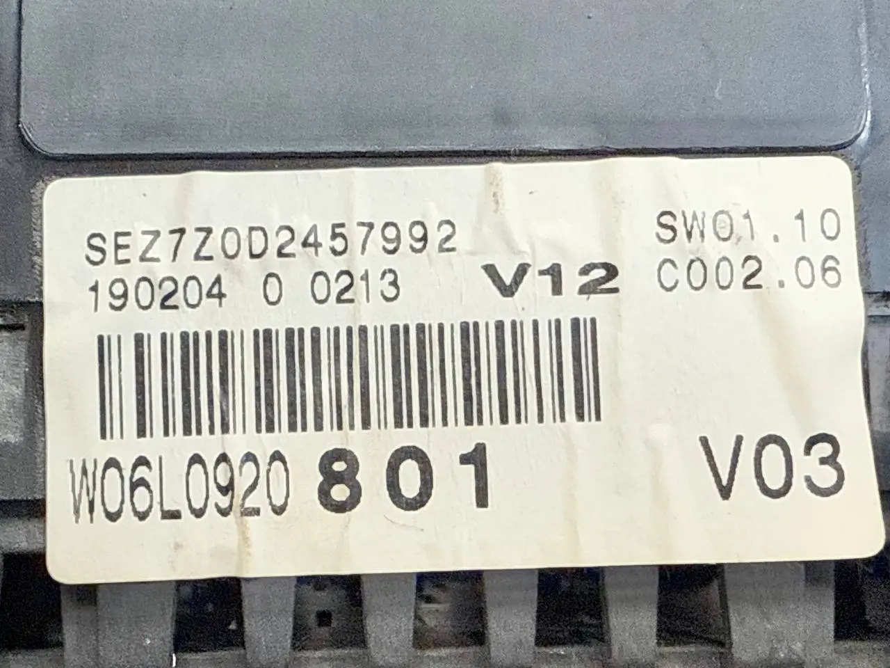 Tacho Kombiinstrument Ibiza 6L 1.4 2003 Seat Ibiza 6L 1.4 2003 W06L0920801