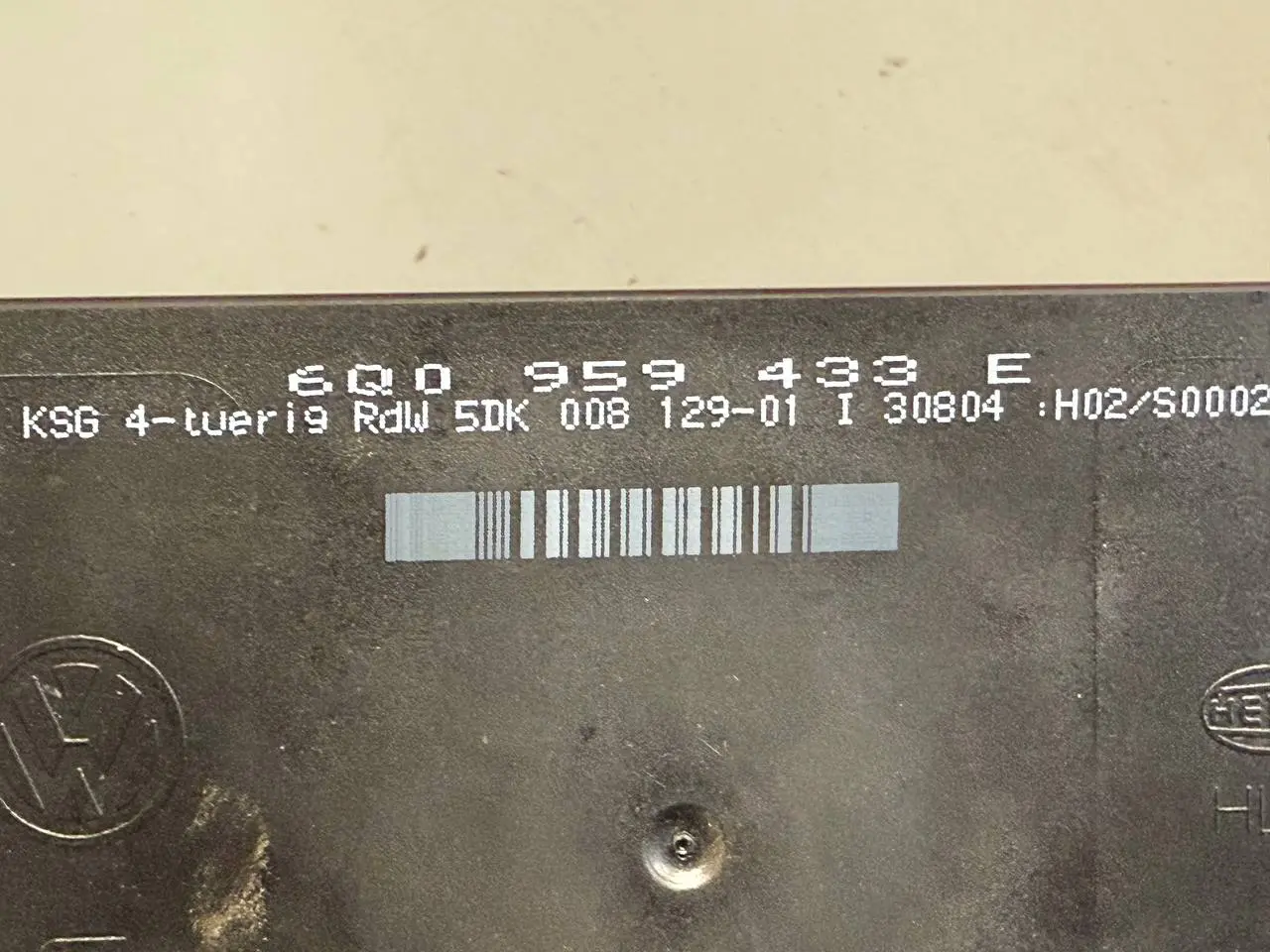 Komfortsteuergerät Zentralverriegelung für 9N Seat Ibiza 6L 1.4 2003 6Q0959433E