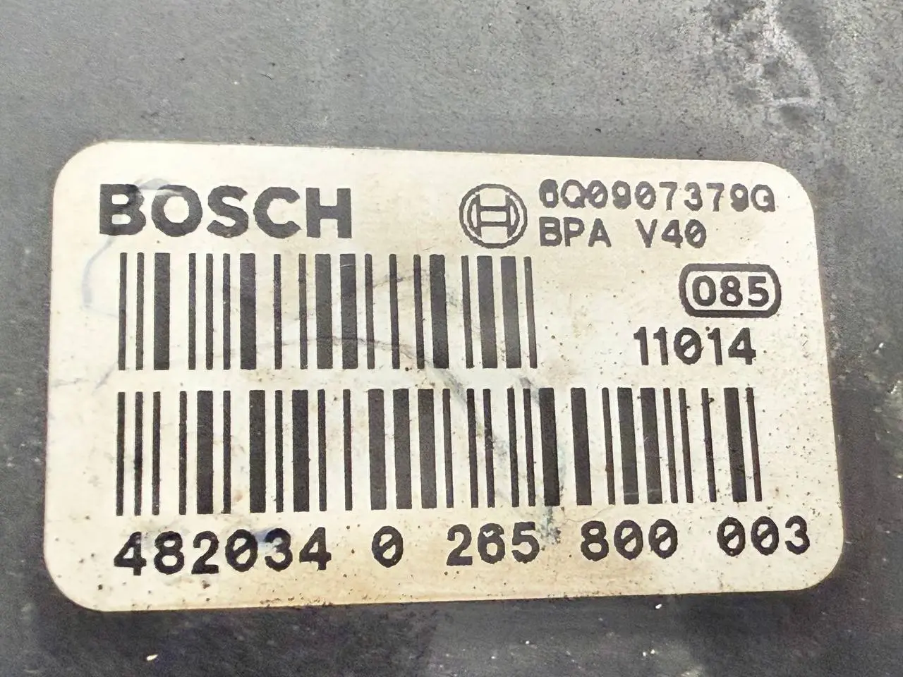 ABS Steuergerät Ibiza 6L 1.4 2003 Seat Ibiza 6L 1.4 2003 0265800003