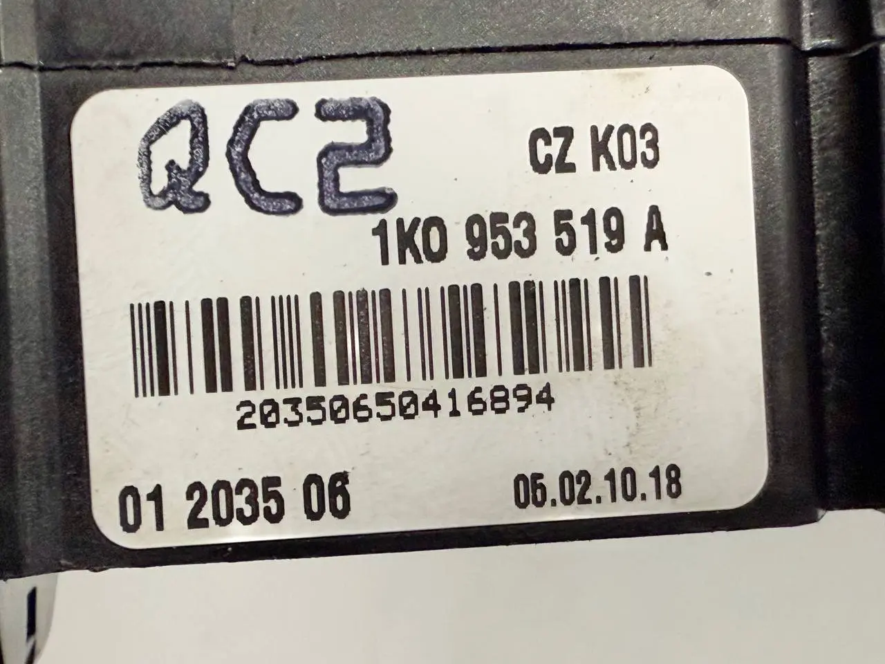 Wischerhebel Lenkstockschalter SKODA Octavia 1Z5 1,9 TDI 2004 Kombi 1K0953519A