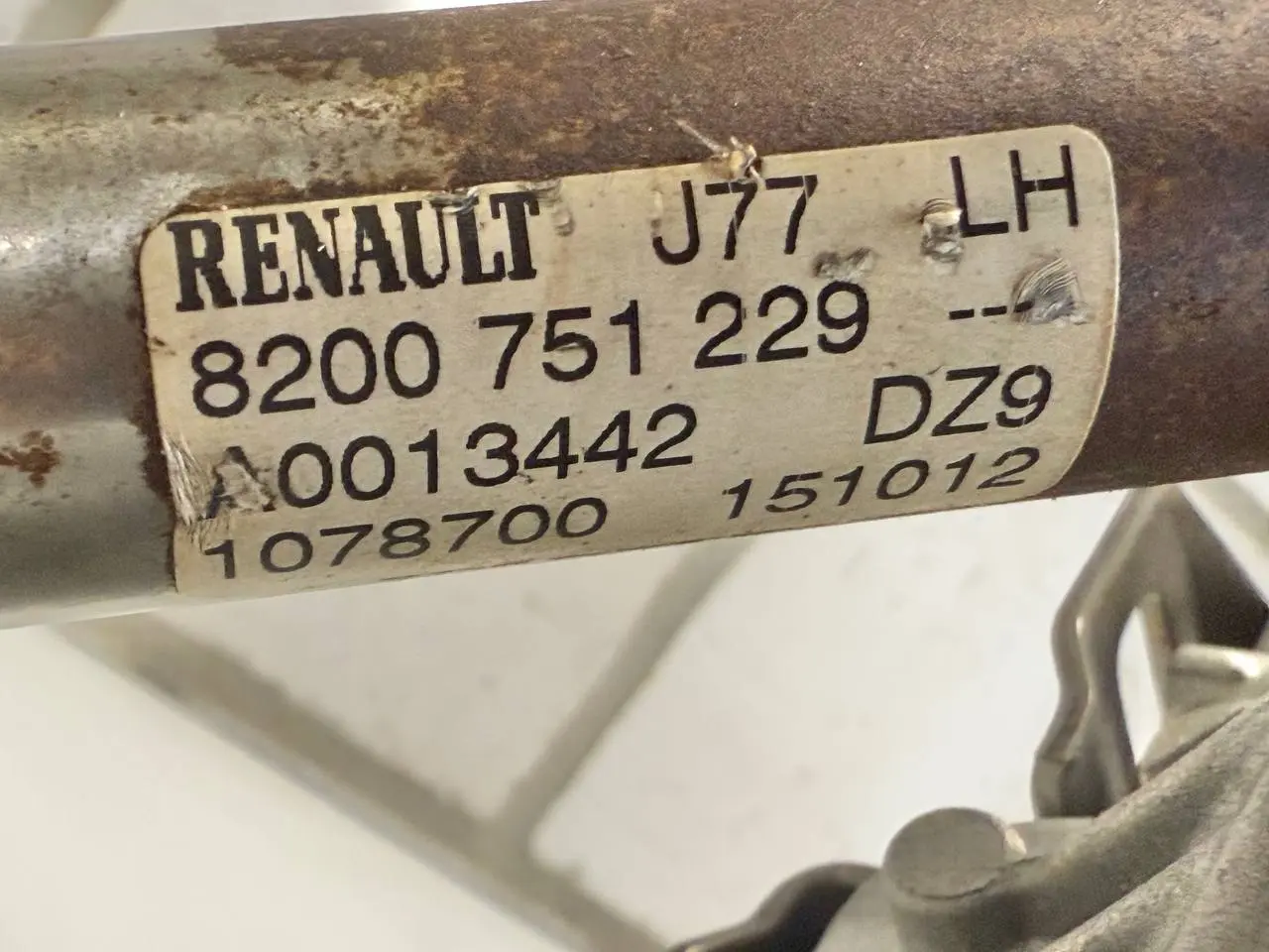 Lenksäule, lenkgestänge, lenkcolumn Renault Modus 1,5 dCi 2012 8200826817H