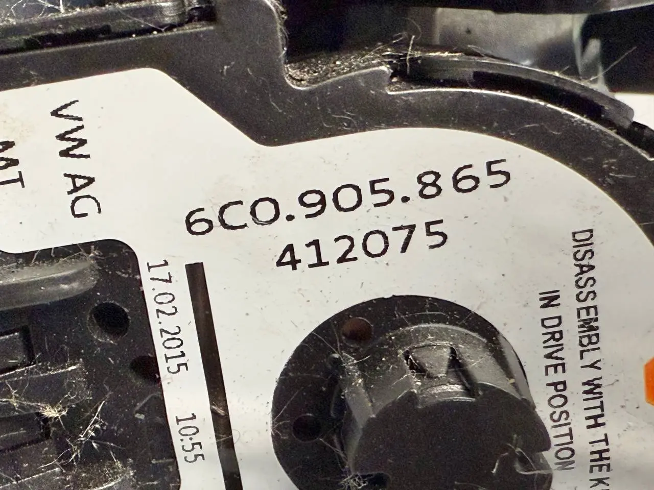 Elektrische Lenksäule V Fabia Polo V 6R VW Polo V 6C 1,2 TSI 2015 6C1909144M