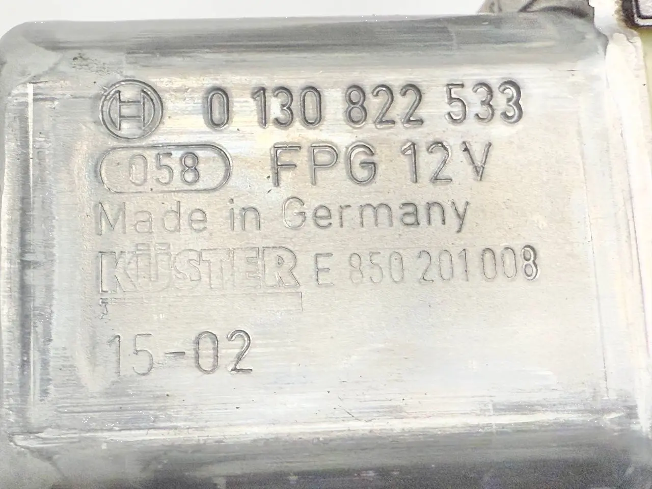 Fensterhebermotor rechts hinten Polo V 6R VW Polo V 6R 1,2 TSI 2010 6R0959812N