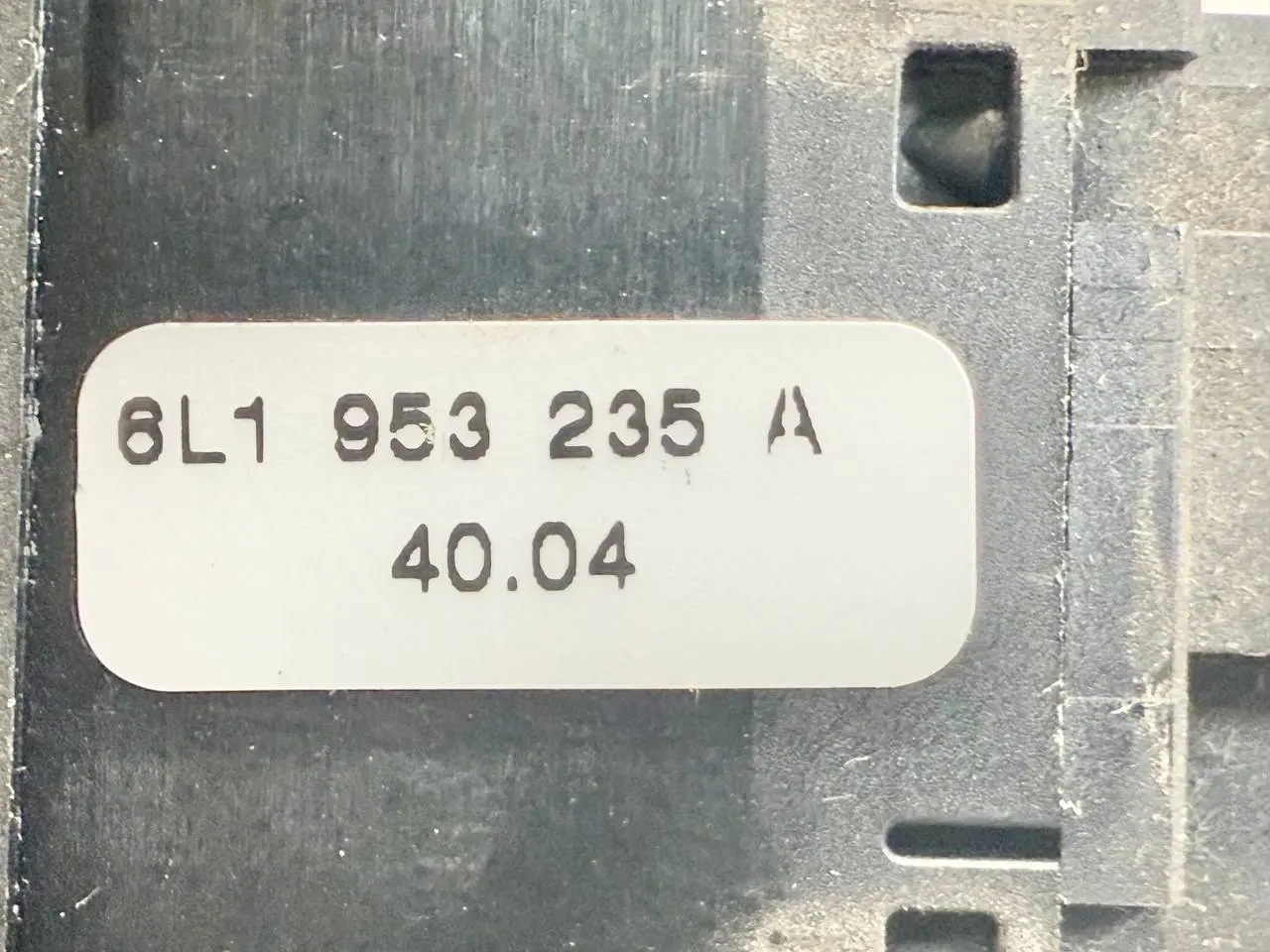 Warnblinker Schalter, Warnblinkschalter, Seat Ibiza 6L 1.4 2003 6L1953235A