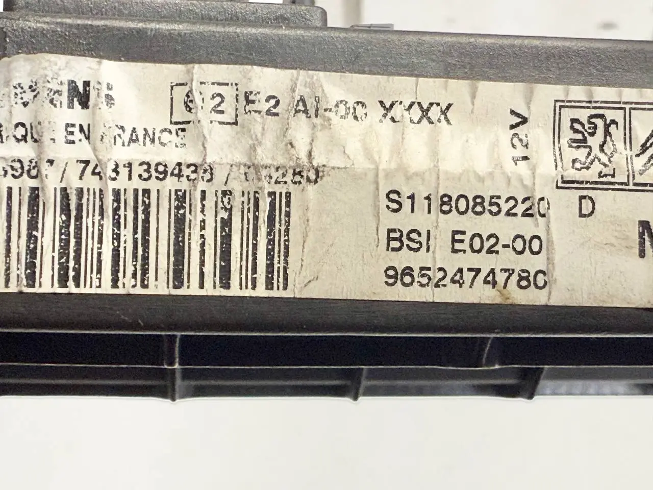 BSI Einheit Peugeot 206 1.4L 2004 S118085220