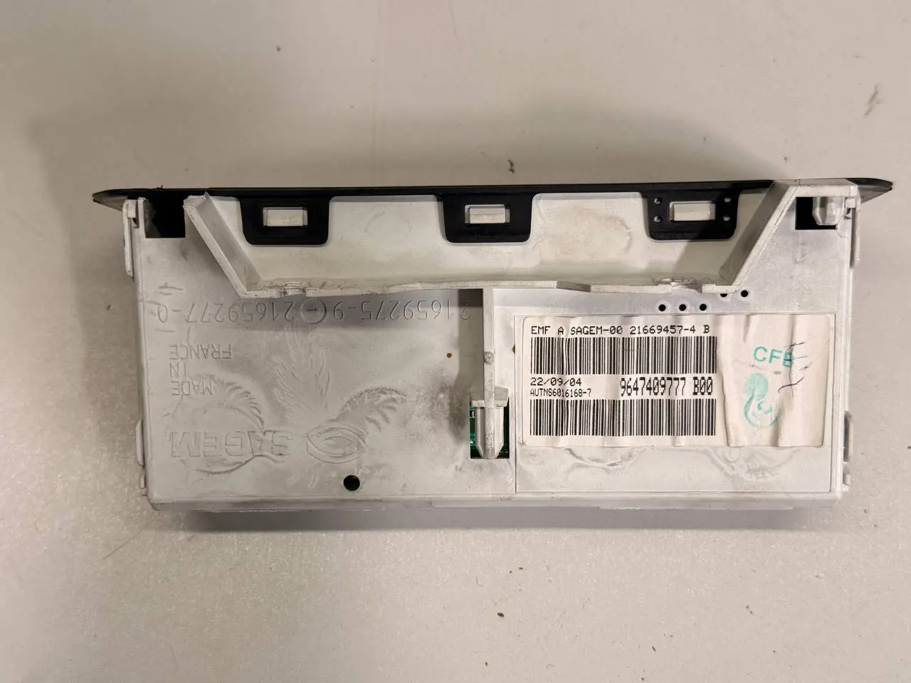 Display Bildschirm Peugeot 206 1.4L 2004 216592759