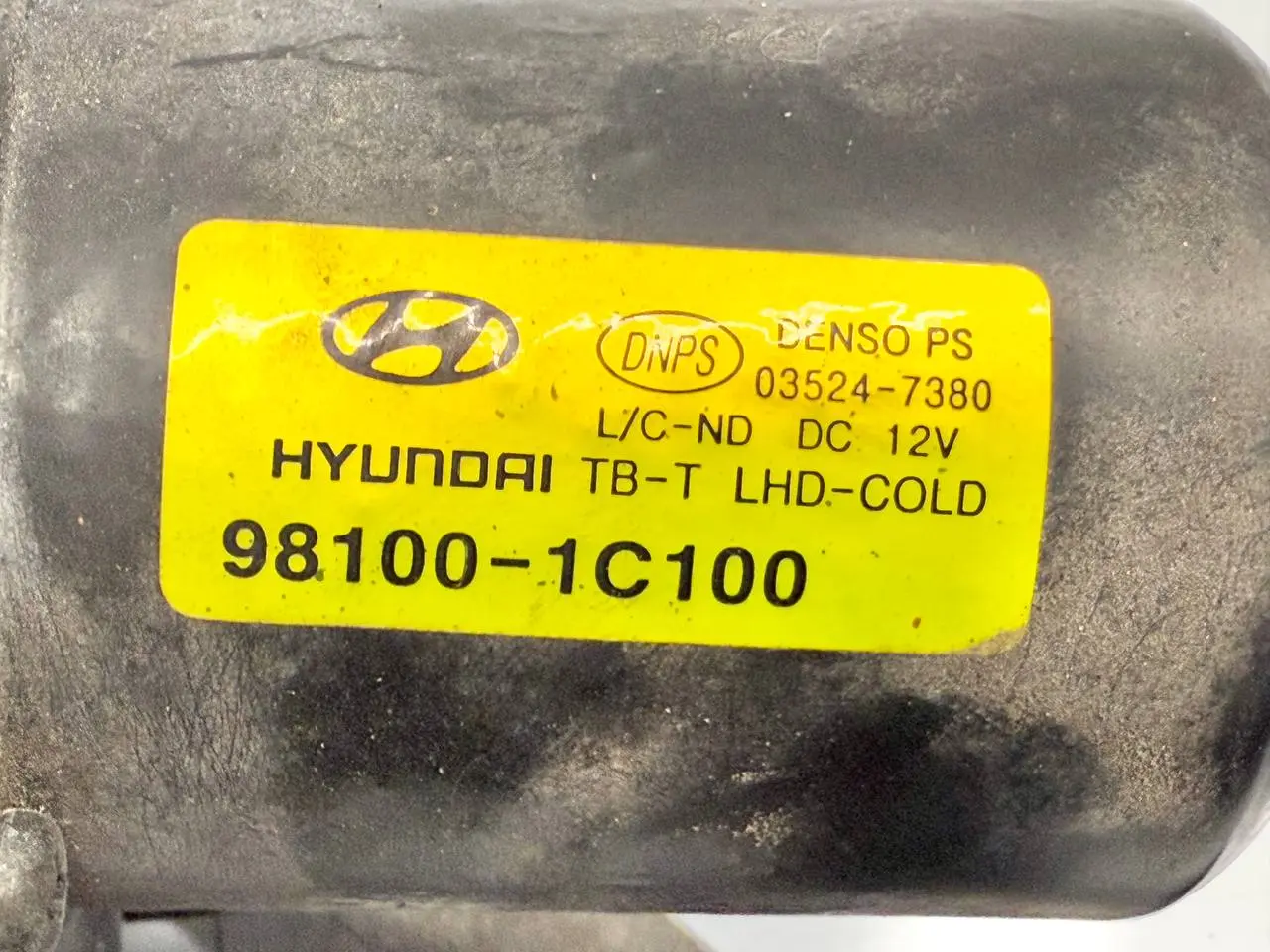 Wischermotor vorne Hyundai Getz / Click 1.1 MPI 2007 981001C100