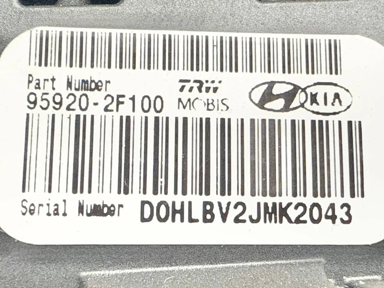 Airbagsensor Crashsensor Aufprallsensor Steuergerät Getz / Click 959202F100