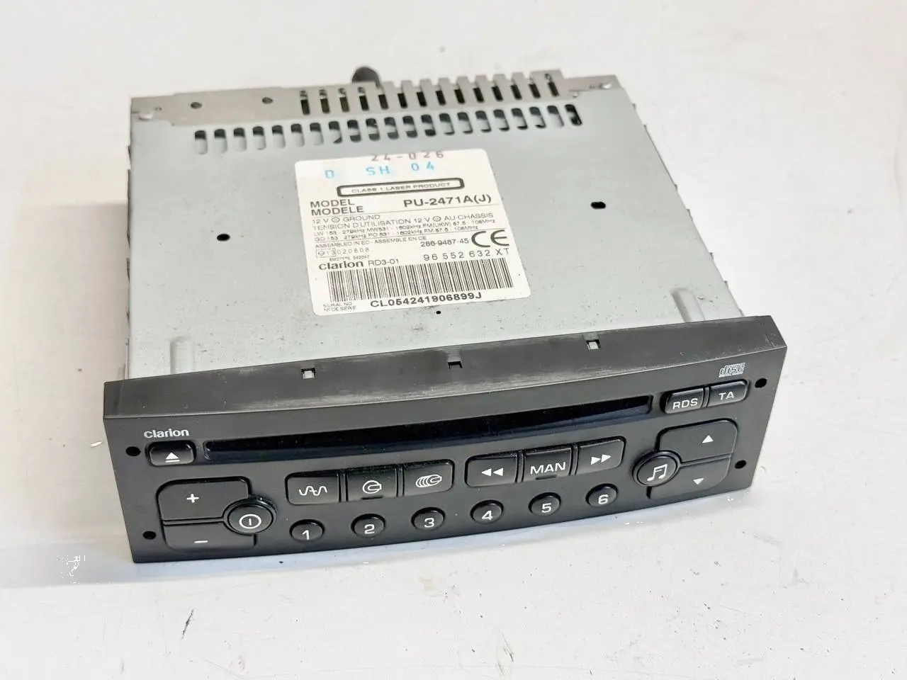 Radio Navi Steuergerät Peugeot 206 1.4L 2004 286948745