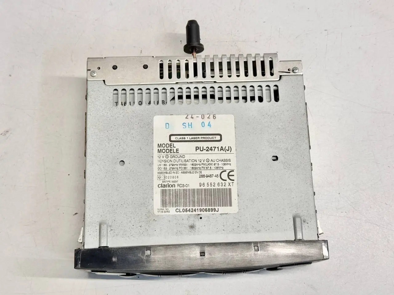 Radio Navi Steuergerät Peugeot 206 1.4L 2004 286948745