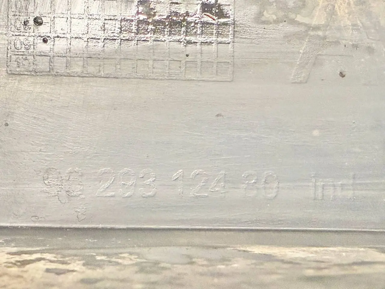 Radgewölbeverkleidung hinten rechts Peugeot 206 1.4L 2004 9629312480