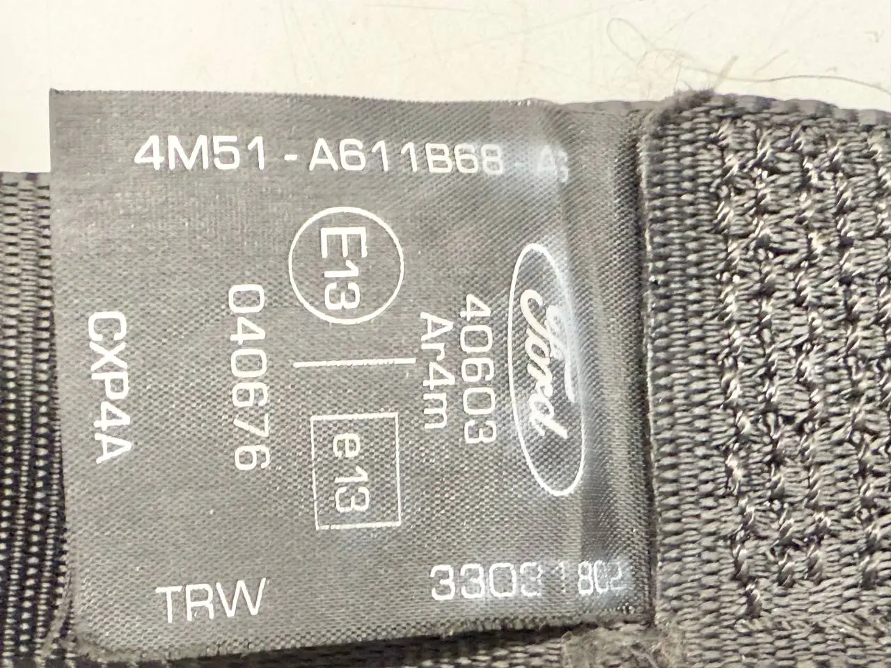 Sicherheitsgurt Rollo Gurt hinten FORD Focus MK2 DA3 2005 1.6 Kombi 4M51A611B68