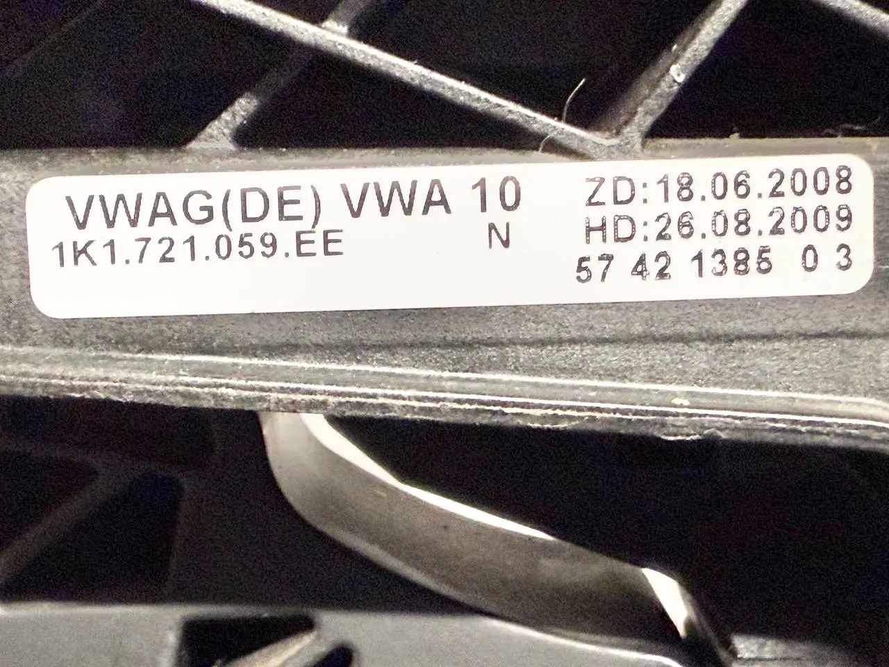 Kupplungspedal Pedal für Golf 5 A3 8P VW Golf Plus 5M 1,4 TSI 2010 1K1721059EE