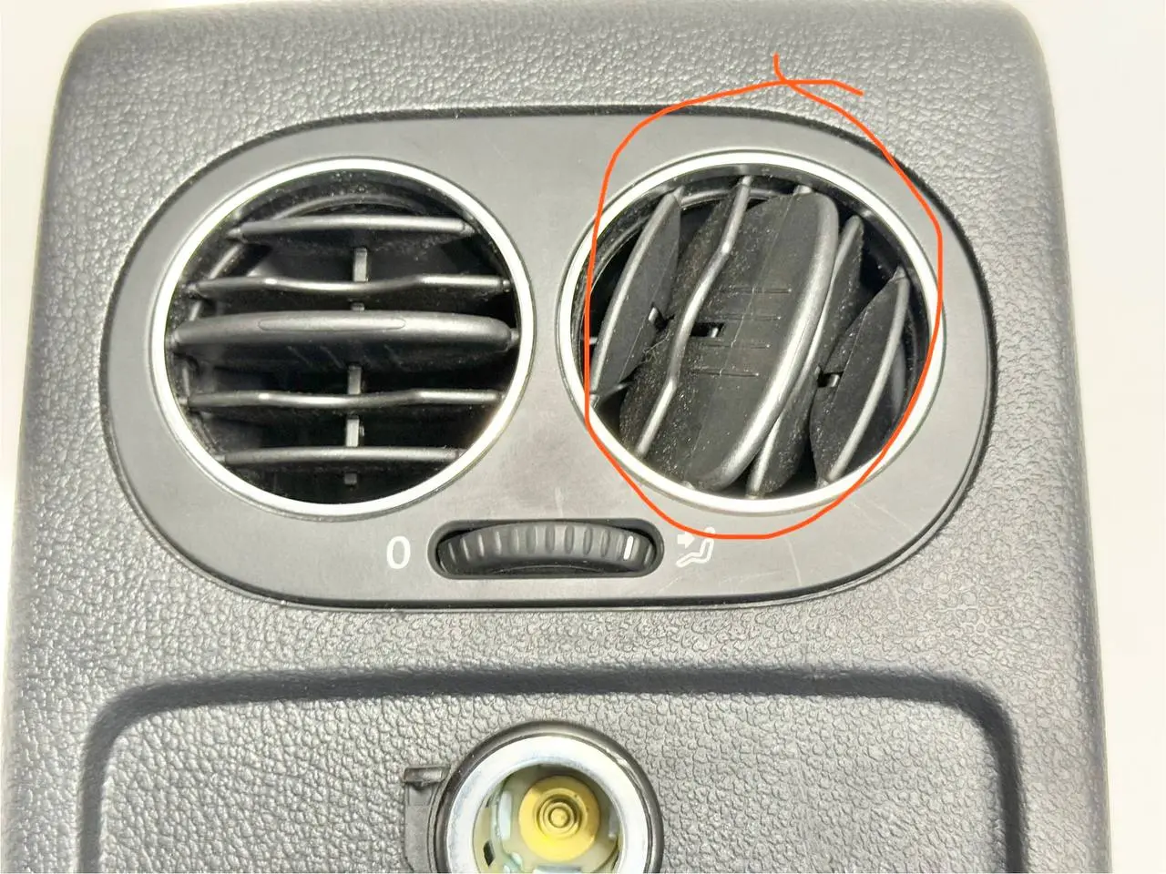 Mittelkonsolenschacht Abdeckung hinten VW Golf Plus 5M 1,4 TSI 2010 5M0862533D