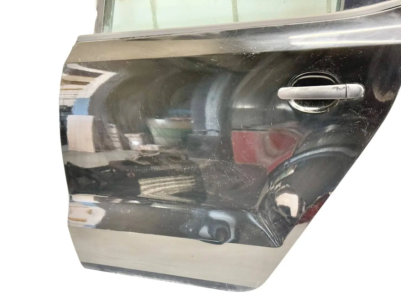 Hintere linke Tür Polo V VW Polo V 6R 1,2 TSI 2010 6R4833311 FC: Schwarz LC9X
