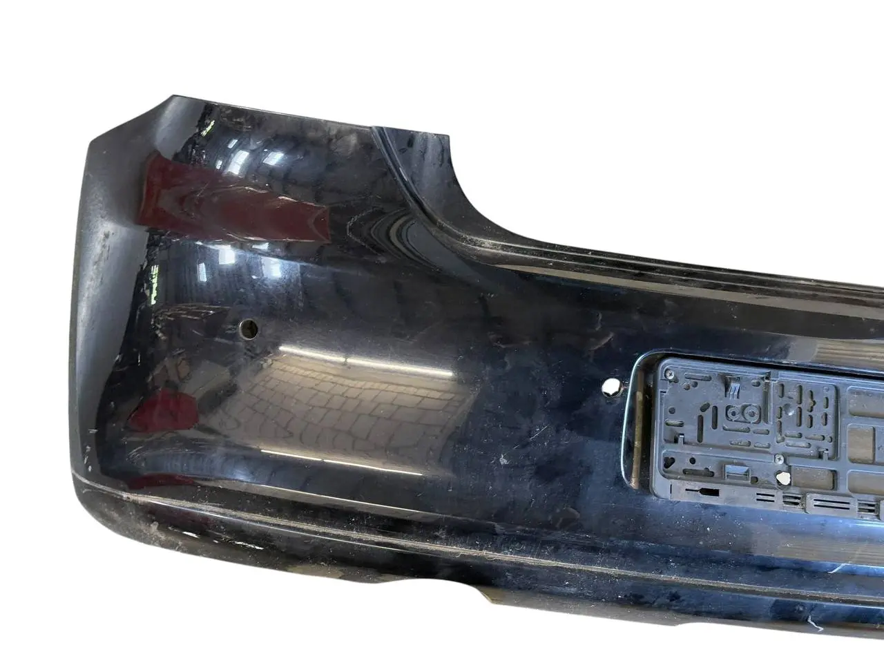 Heckschürze Stoßfänger Diffusor hinten VW Polo V 6R 1,2 TSI 2010 6R6807421BK