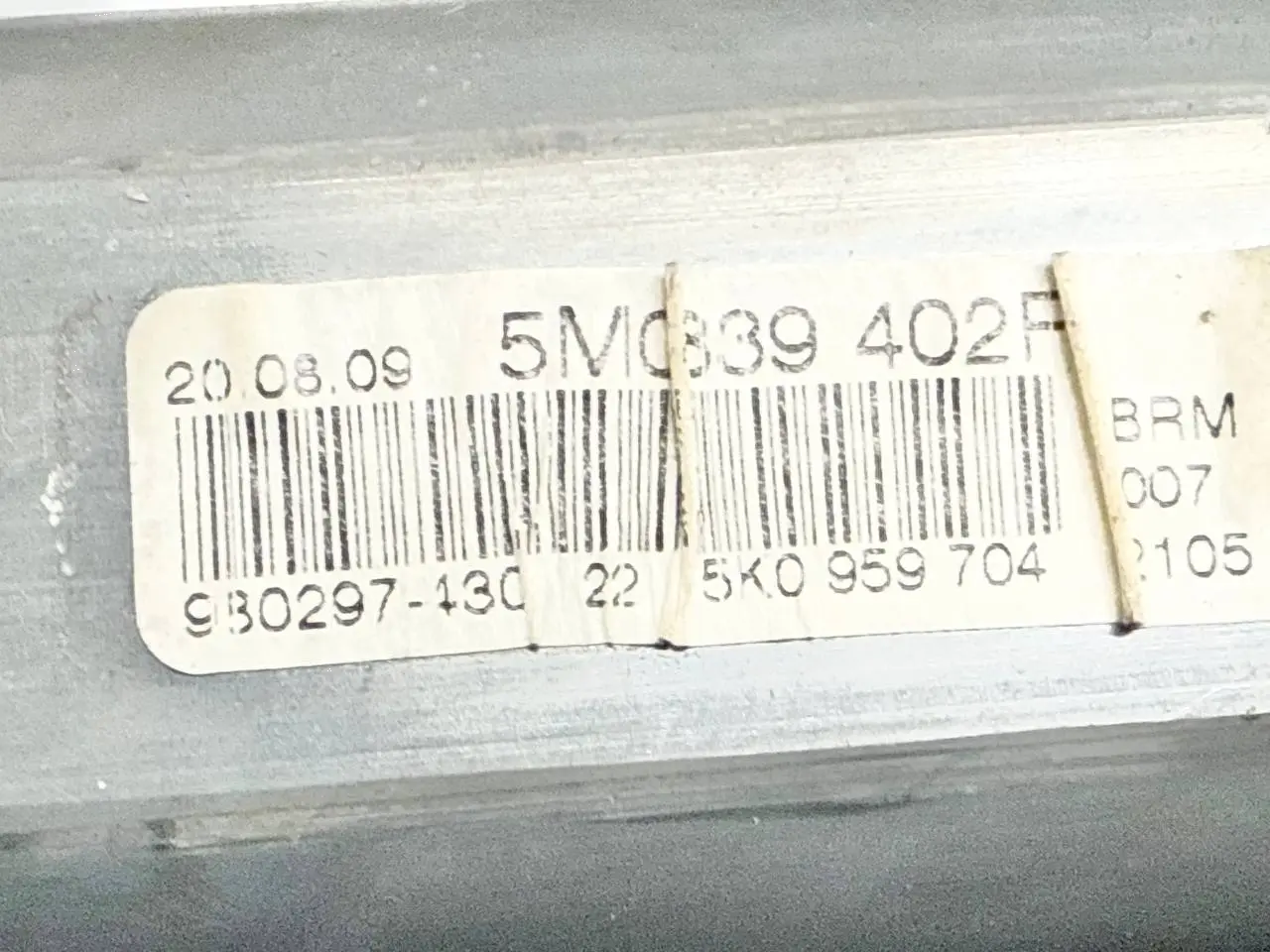 Fensterhebermotor Hinten Links / Golf VW Golf Plus 5M 1,4 TSI 2010 5K0959794