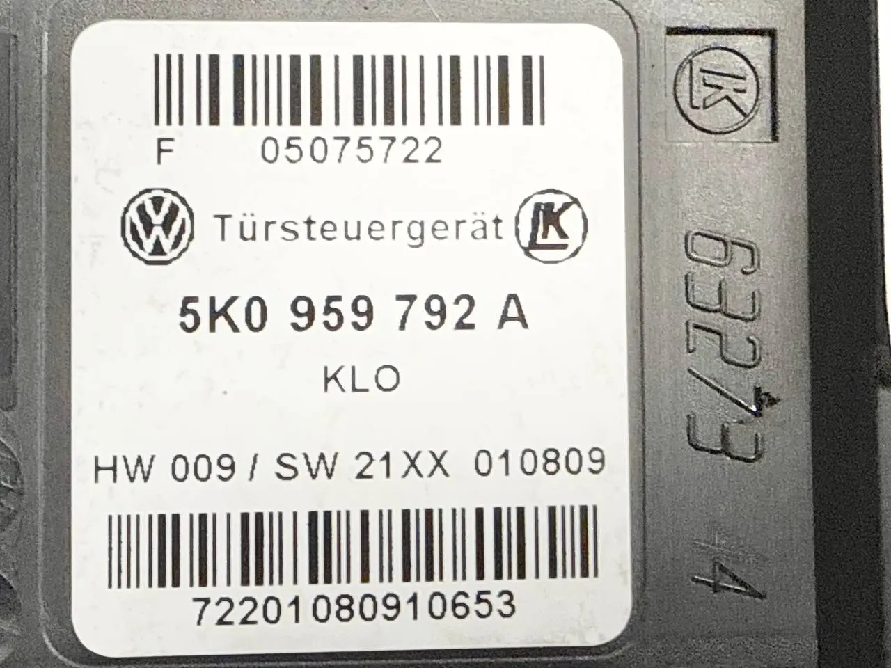 Fensterhebermotor Fensterheberantrieb VW Golf Plus 5M 1,4 TSI 2010 5K0959792A