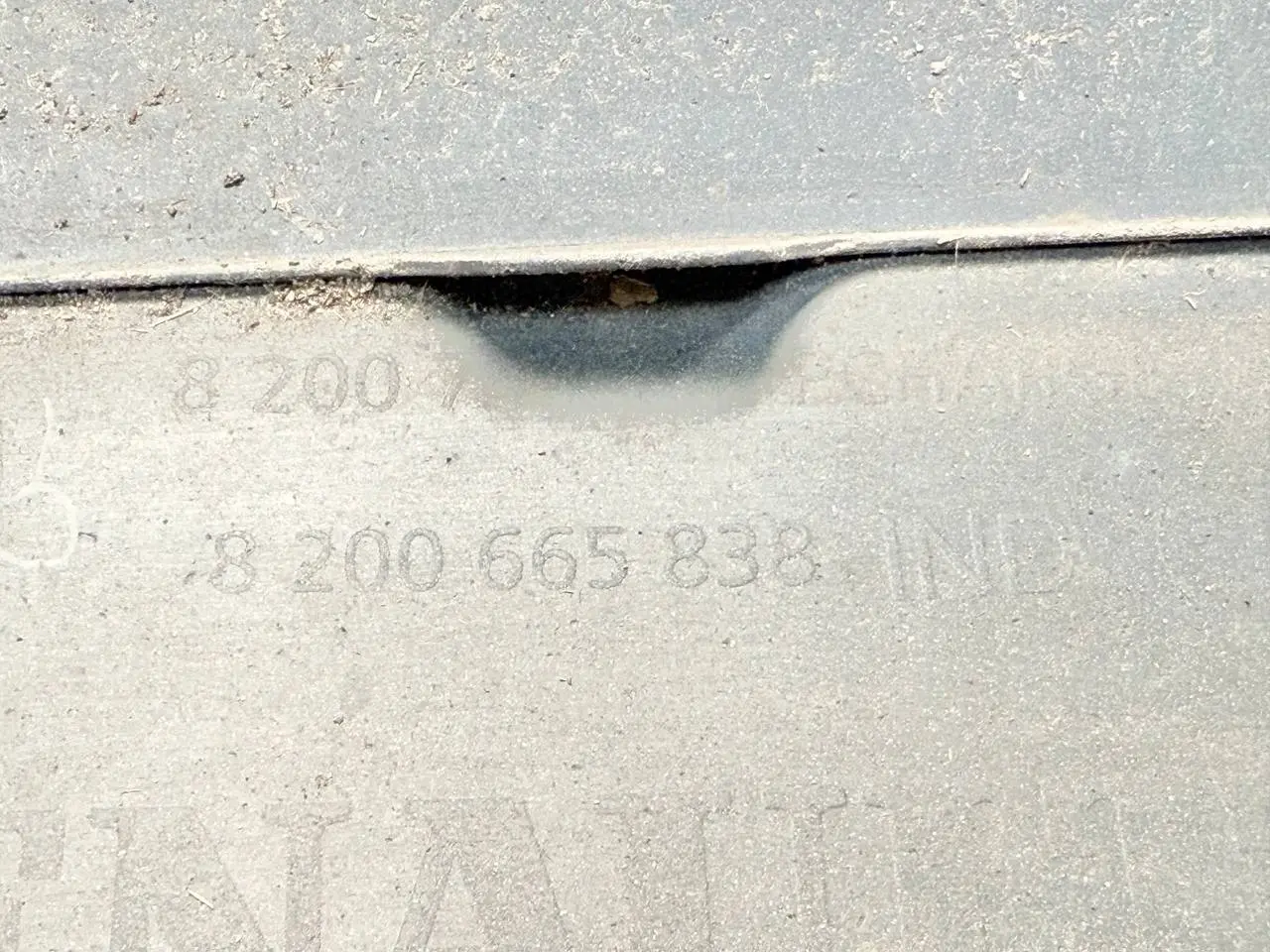 Stoßstange Hinten Renault Modus 1,5 dCi 2012 8200665838 FC: Braun TECN8