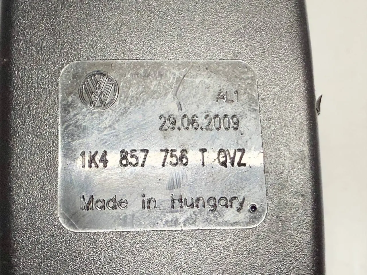 Gurtschloss Sitzgurt Sicherheitsgurt VW Golf Plus 2006 5M1 1,6 1K4857756TQVZ