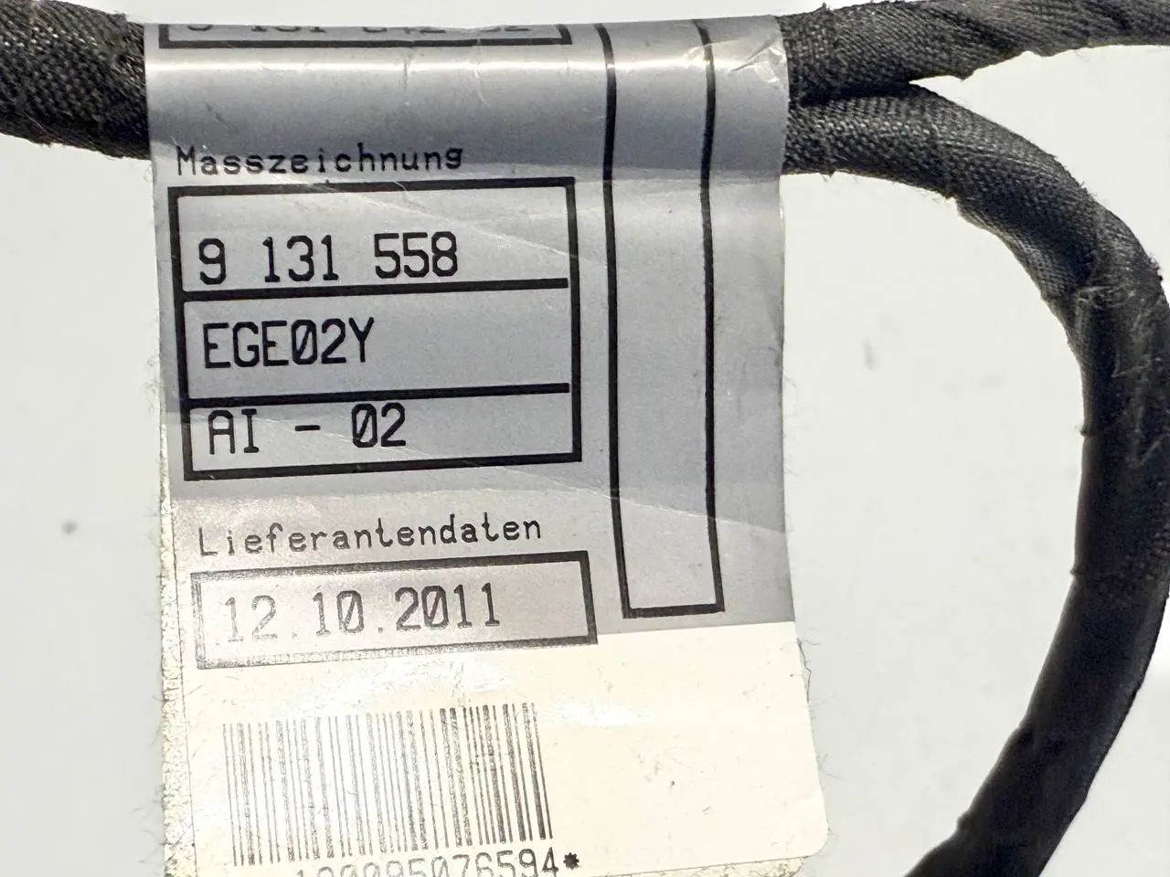 Kabelsatz Sitzheizung vorne rechts 116i 2009 BMW 116i E81 2011 9131558