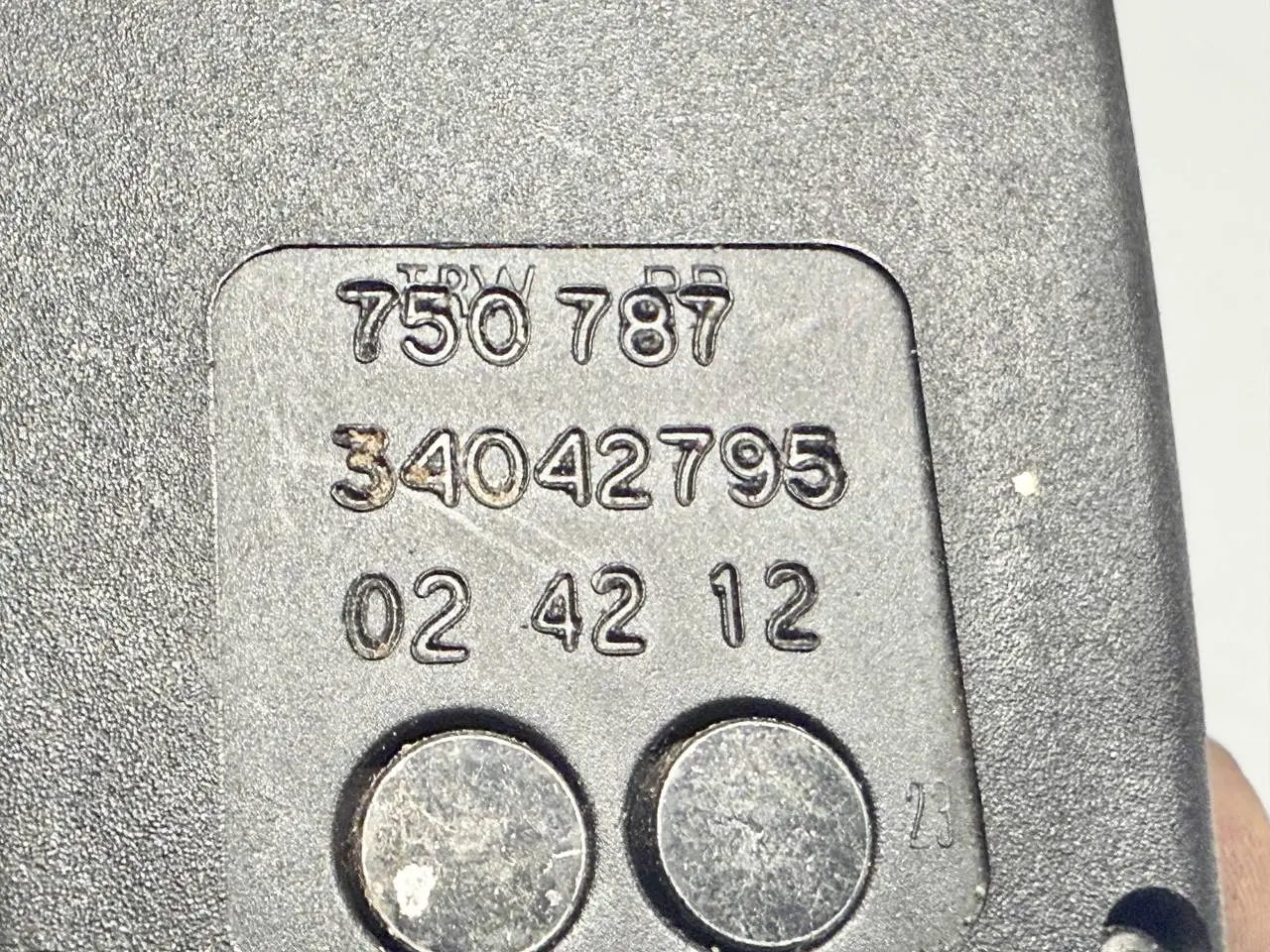 Gurtschloss vorne rechts Renault Modus 1,5 dCi 2012 750787
