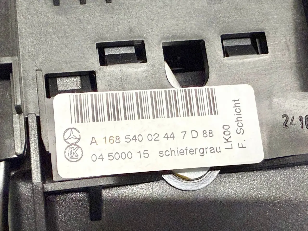 Automatik Schaltkulisse Mercedes BKlasse W245 B170 2005 A16854002447D88