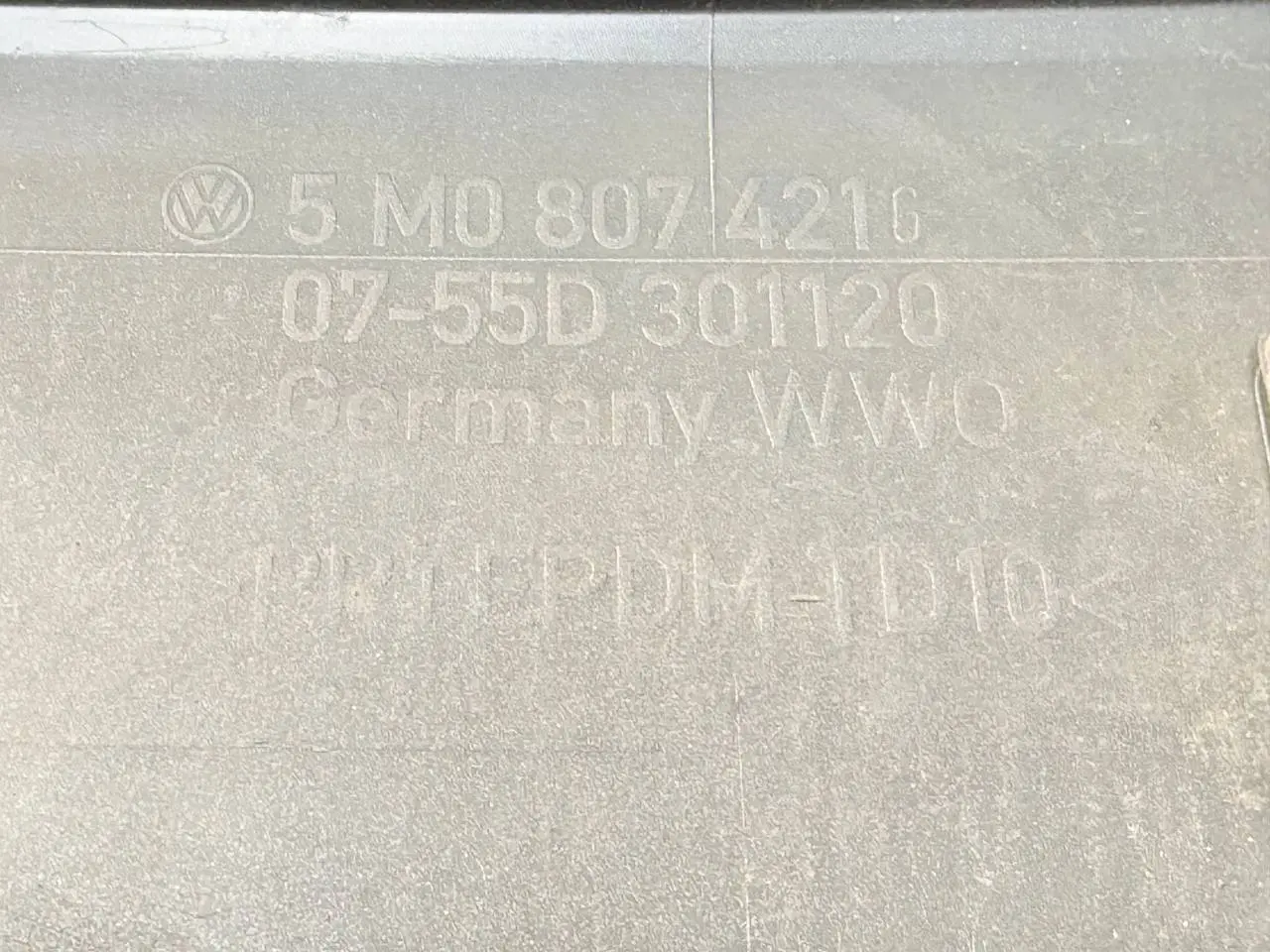 Hintere Stoßstange VW Golf Plus 5M 1,4 TSI 2010 5M0807421G FC: Shadow Blue LD5Q
