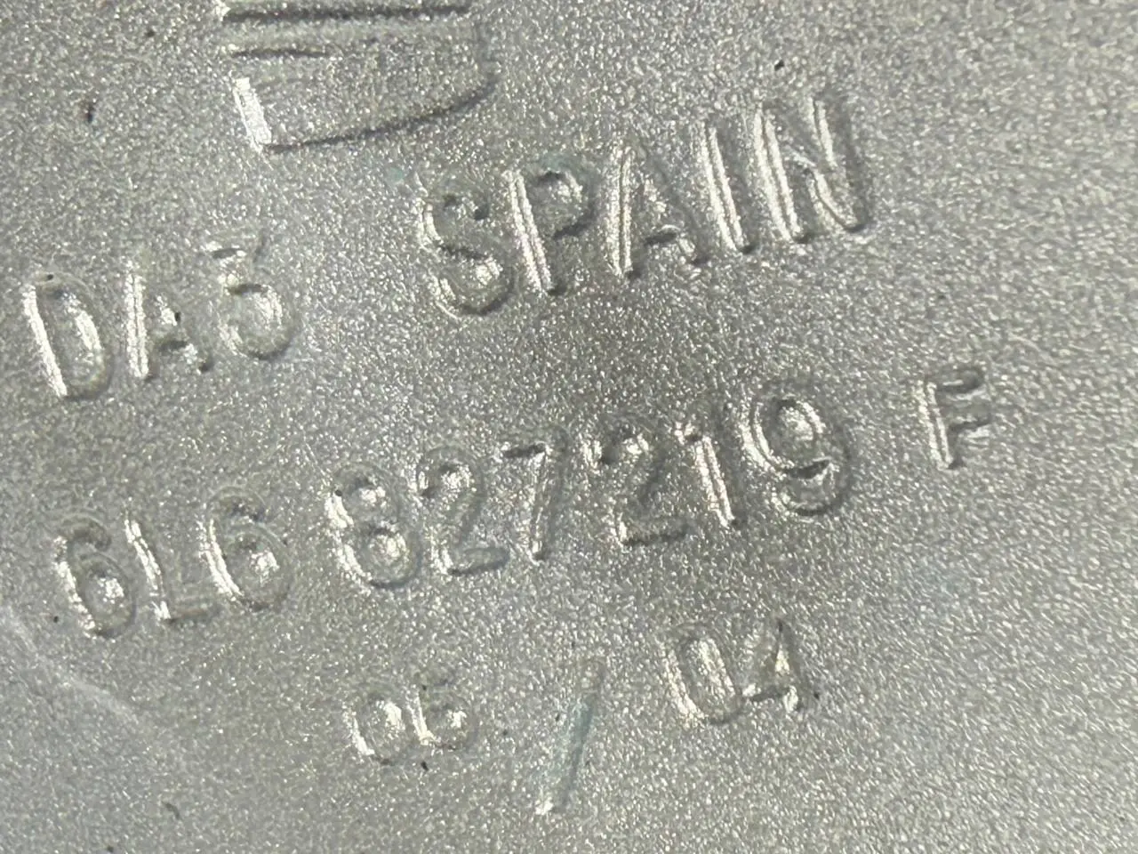 Heckklappe koffer mit kabelbaum Seat Ibiza 6L 2003 6L6827219F FC: Silber LA7W