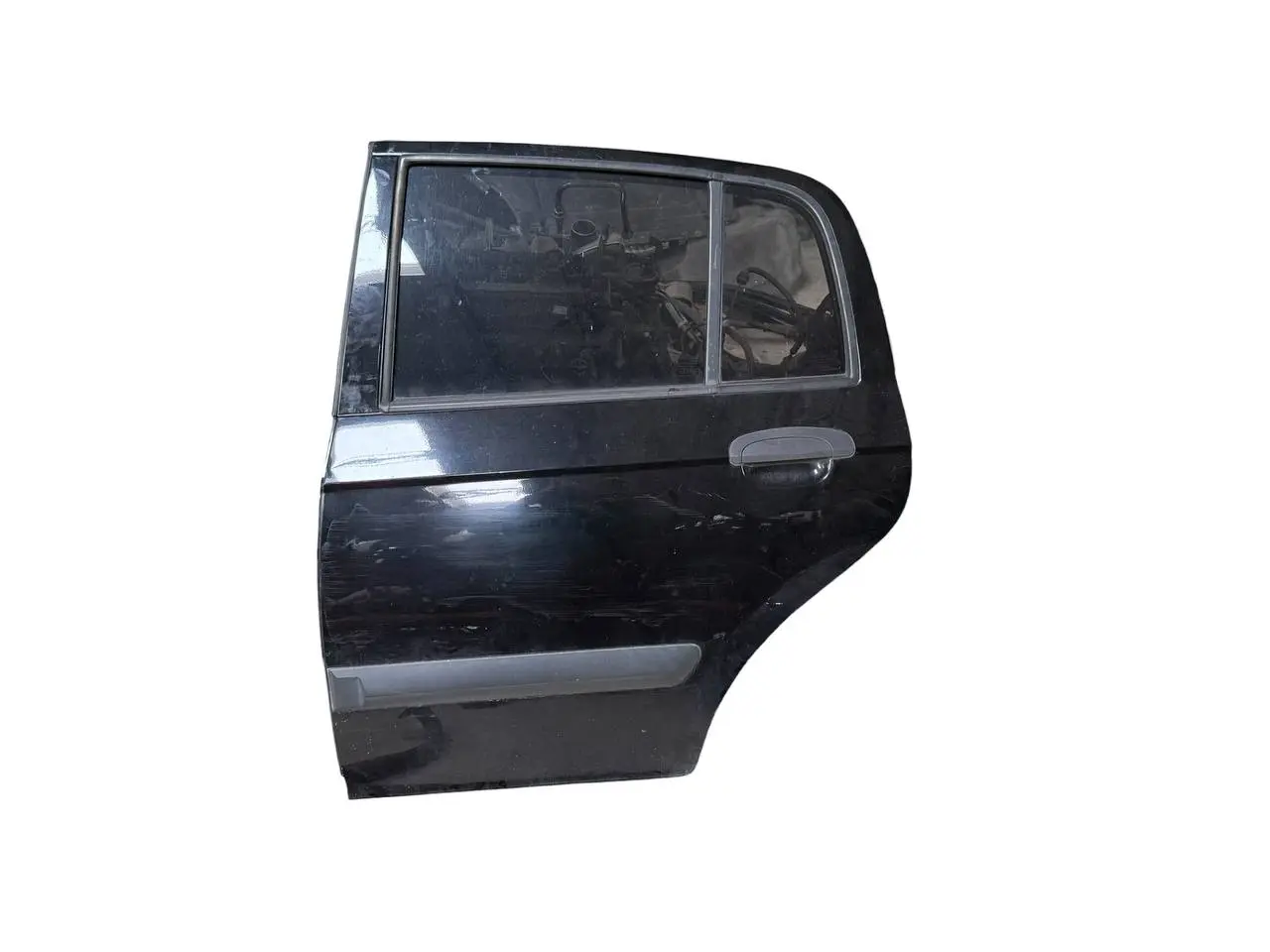 Tür Hinten Links Komplett Kabel Glass Hyundai Getz 1.1 MPI 2007 FC: Schwarz EB