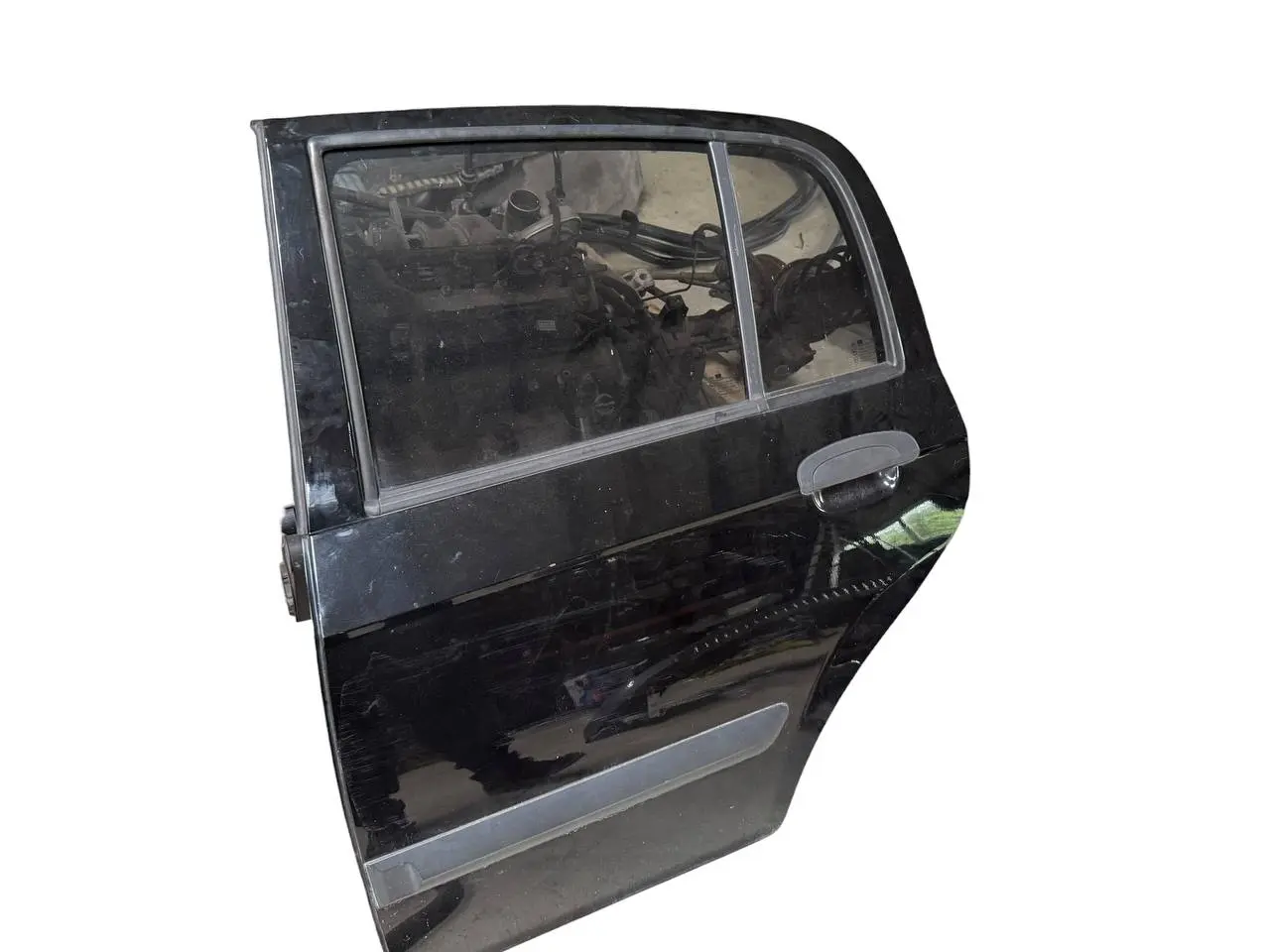 Tür Hinten Links Komplett Kabel Glass Hyundai Getz 1.1 MPI 2007 FC: Schwarz EB