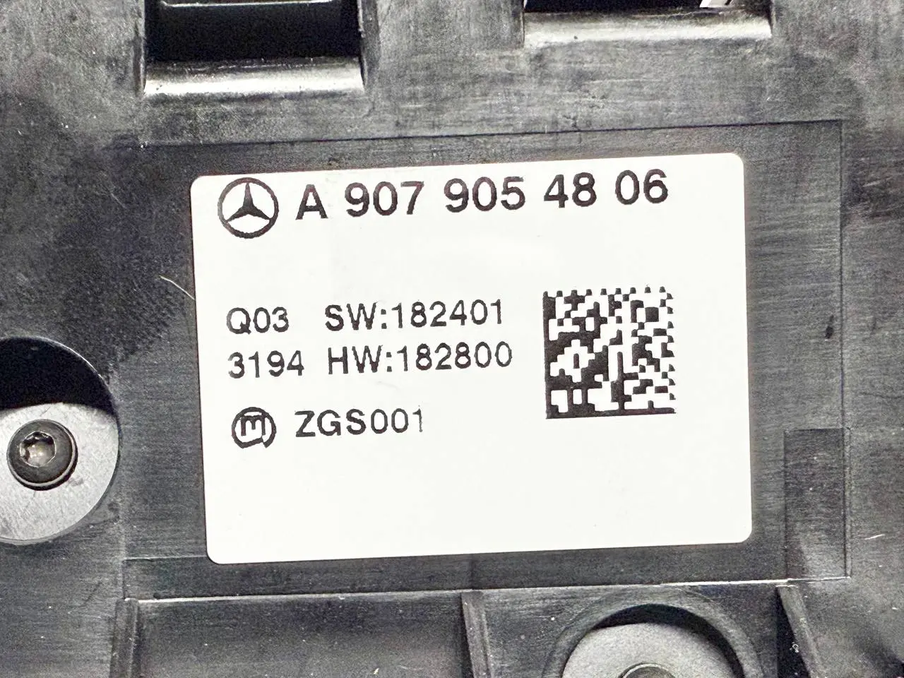 Klimabedienteil Mercedes Benz W907 Sprinter 311 CDI 2023 A9079054806