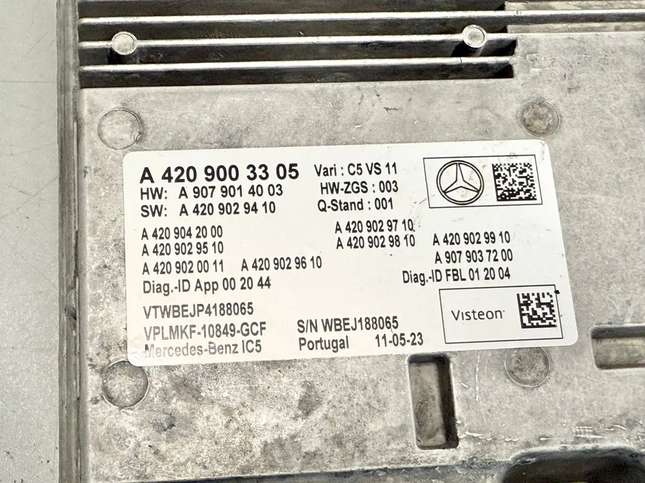 Radio Steuergerät Media Mercedes Benz W907 Sprinter 311 CDI 2023 A4209003305