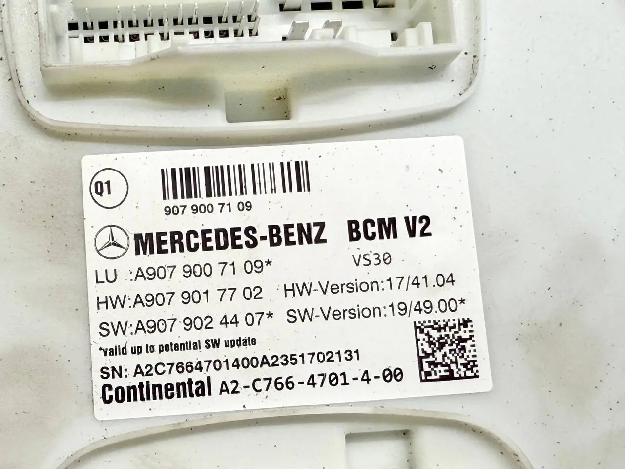 Komfortsteuergerät Mercedes Benz W907 Sprinter 311 CDI 2023 A9079007109