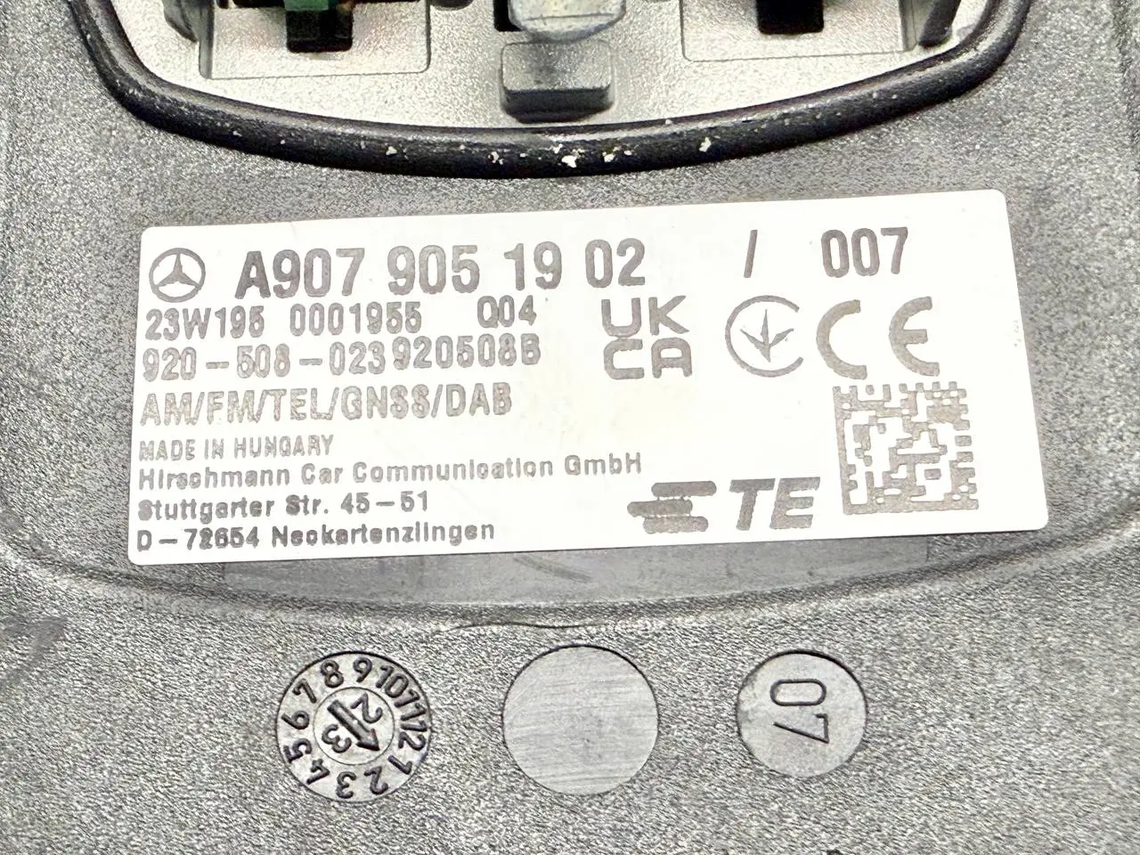 Antennenverstärker Mercedes Benz W907 Sprinter 311 CDI 2023 A9079051902