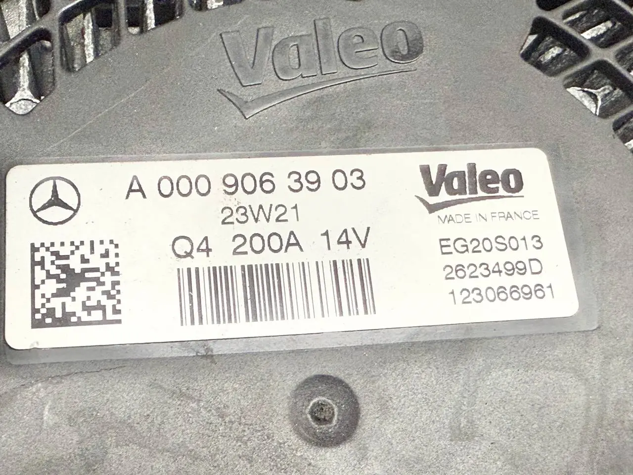 Lichtmaschine Generator Mercedes Benz W907 Sprinter 311 CDI 2023 A0009063903