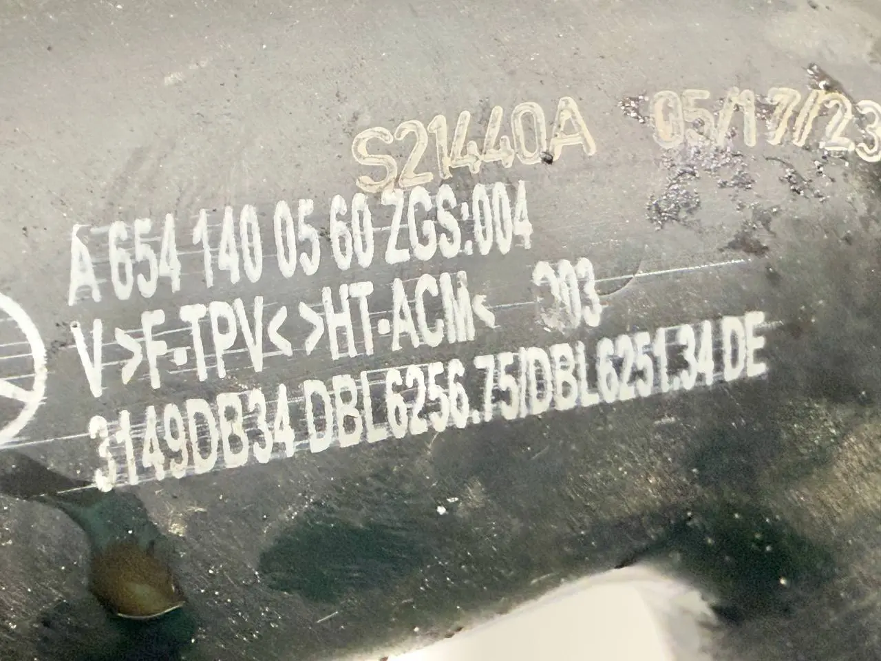 Abgasrückführungsventil Mercedes Benz W907 Sprinter 311 CDI 2023 A6541400560