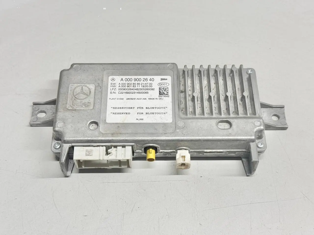 Bluetooth-Modul Benz Mercedes Benz W907 Sprinter 311 CDI 2023 A0009002640