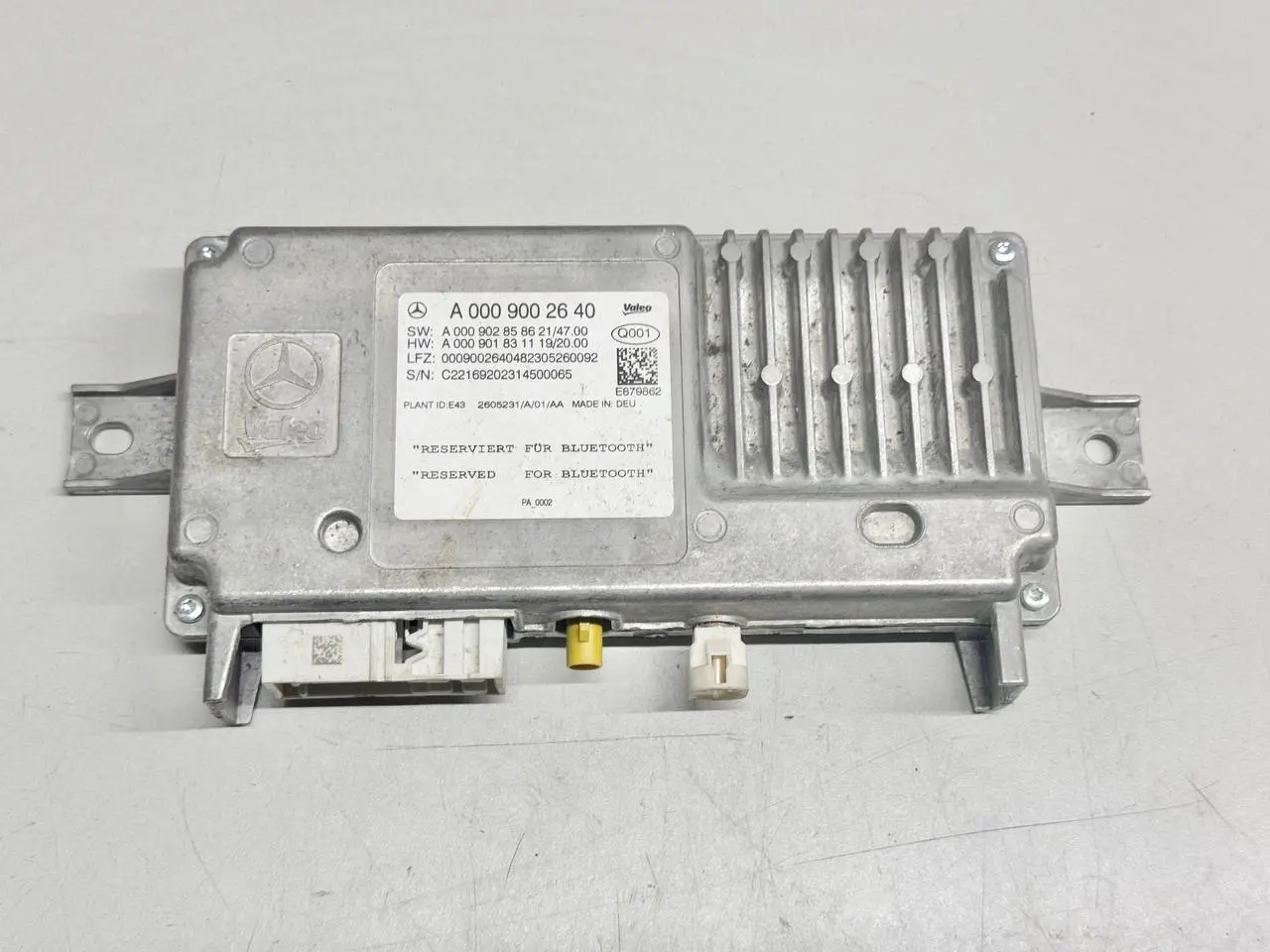 Bluetooth-Modul Benz Mercedes Benz W907 Sprinter 311 CDI 2023 A0009002640
