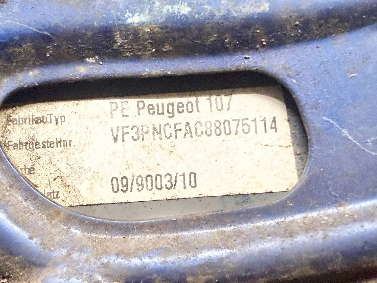 Steuergeraet ECU Motorsteuergeraet BCM Peugeot 107 1.0L 2008 09900310