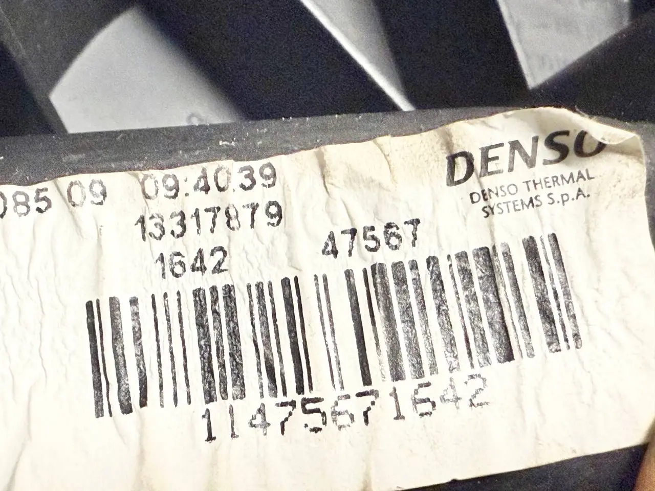 Gebläsemotor Heizungsgebläse Lüftermotor Opel Corsa-D 1.4L 2008 13317879