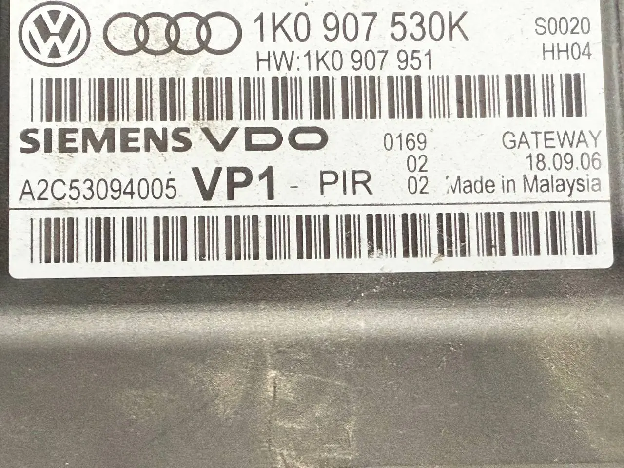 Gateway-Steuergerät Datenbusmodul Golf VW Golf Plus 2006 5M1 1,6 FSI 1K0907530K