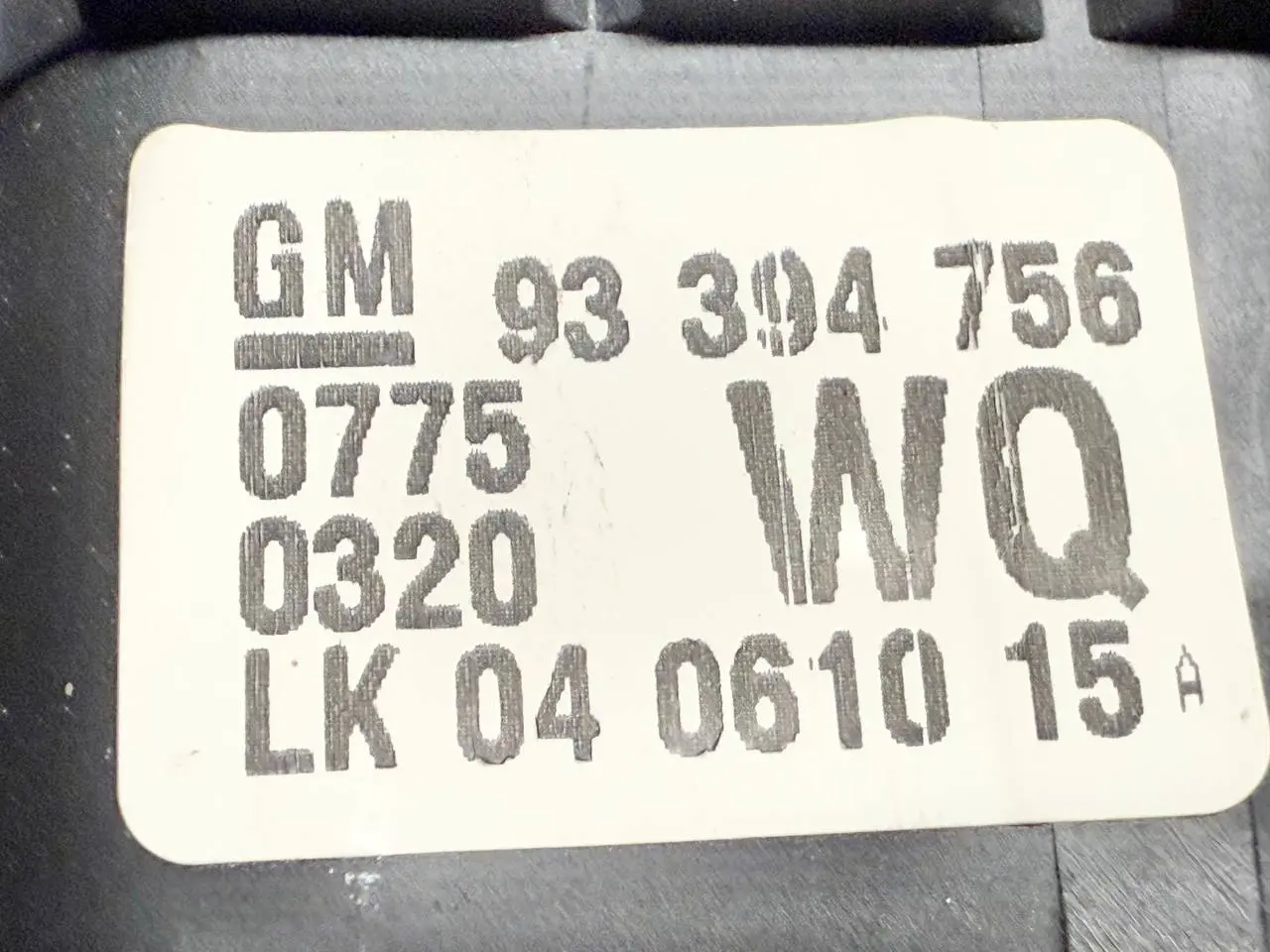 Lichtschalter Mehrfachschalter Schaltereinheit Opel MERIVA-A 1.4L 2005 93394756