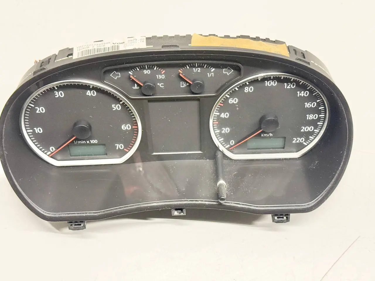 Tacho Kombiinstrument VW Polo 9N3 1,2L 2009 6Q0920804A, A2C50104091