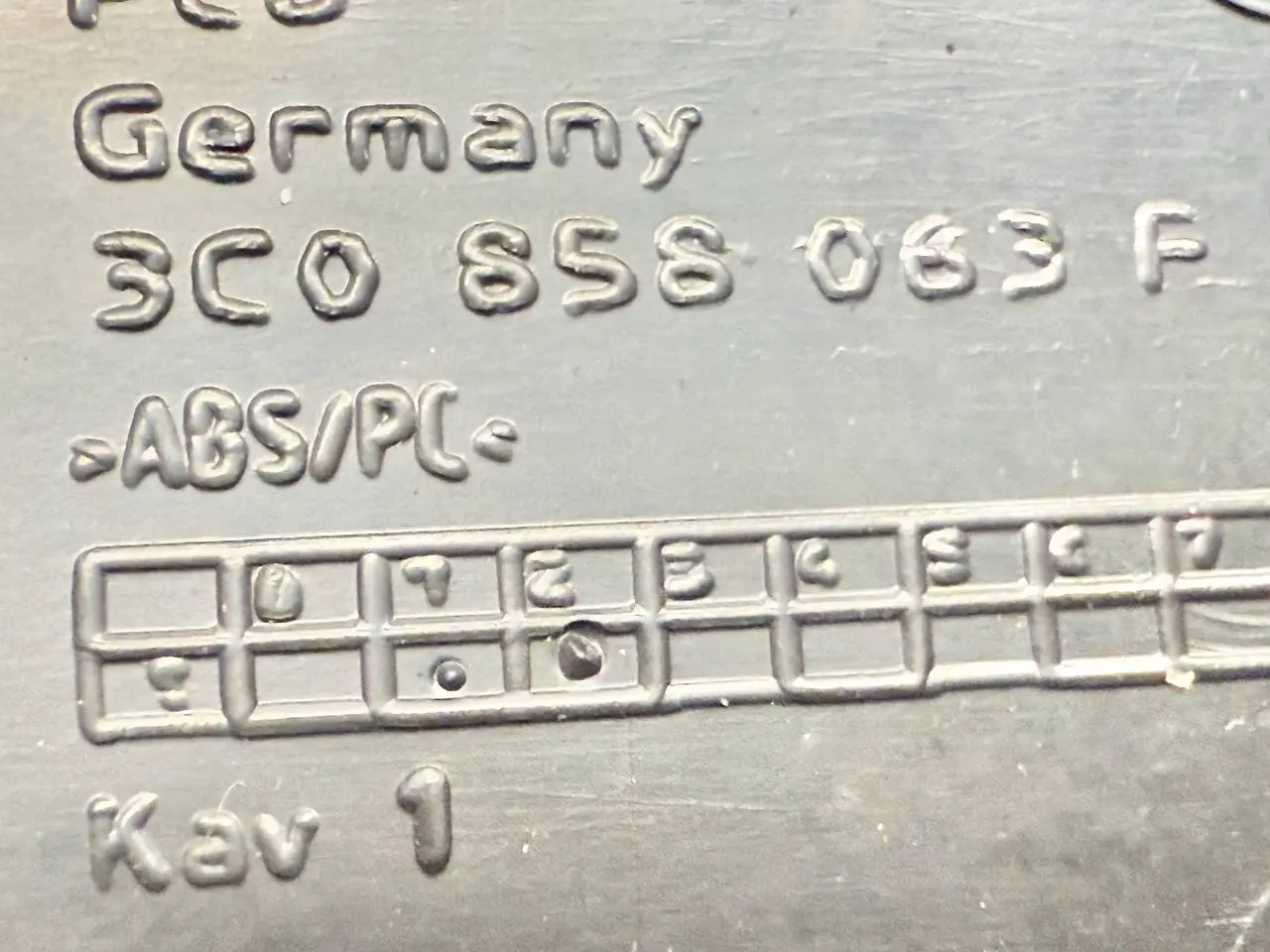Blende Armaturenbrett Verkleidung Passat VW Passat 3C Limo 1.9L TDI 3C0858063F