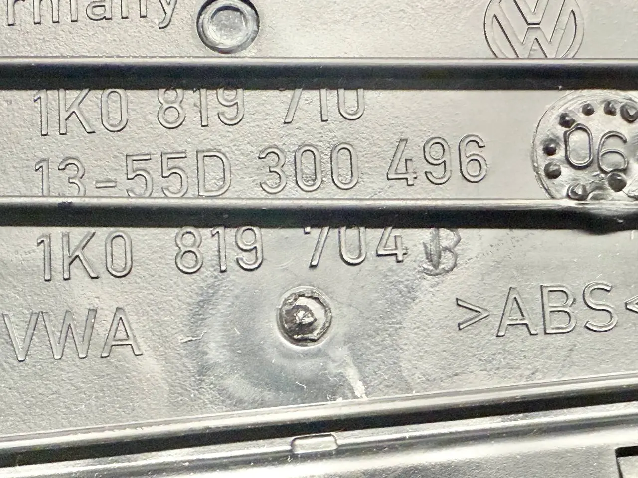 Luftdüse Lüftungsausströmer Belüftungsgitter Golf 5 1K1 1,9 TDI 2006 1K0819710